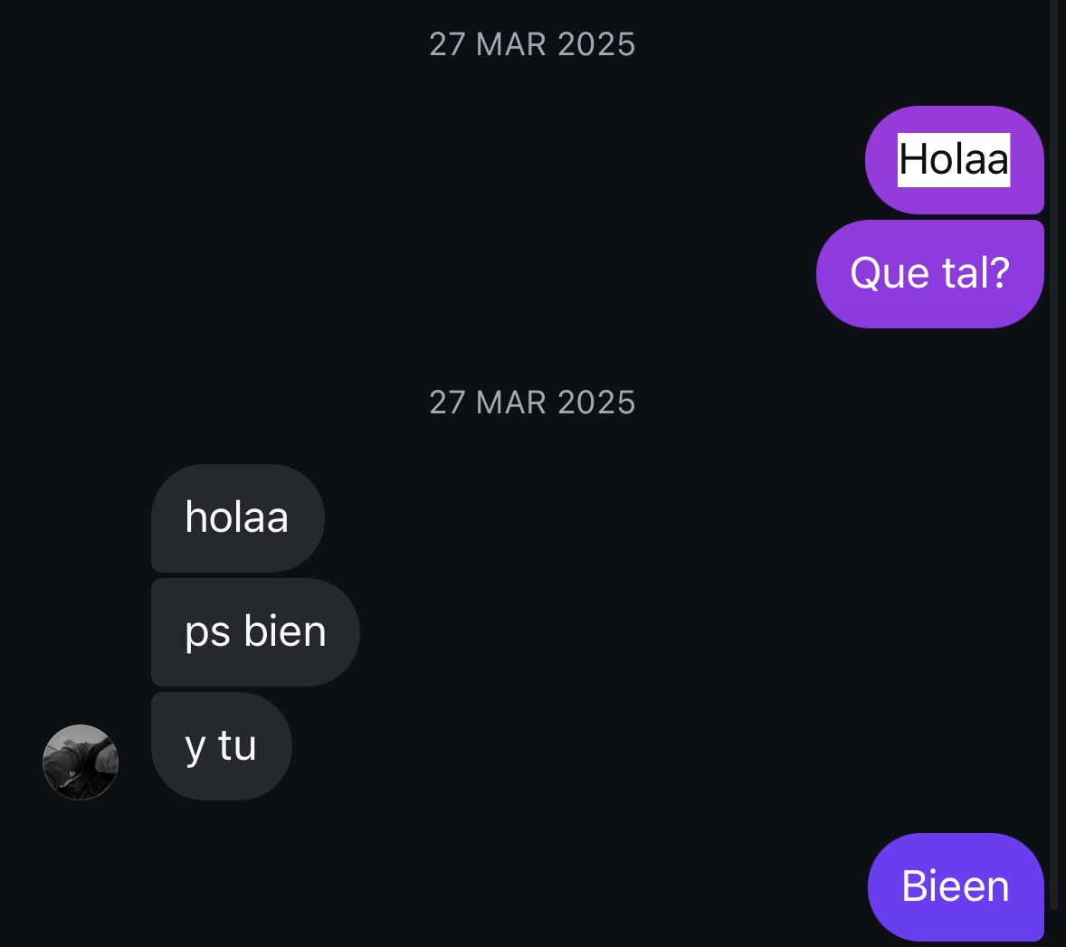 Primer contacto